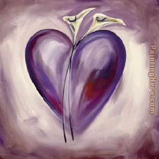 Shades of Love - Lavender painting - Alfred Gockel Shades of Love - Lavender art painting